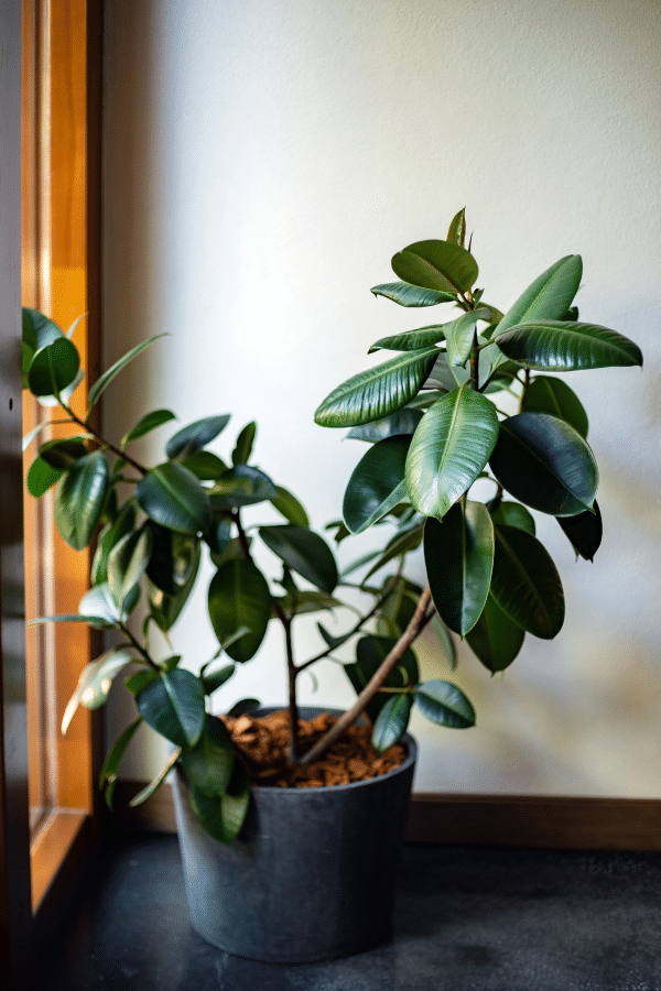 Rubber Plant Air Purifying